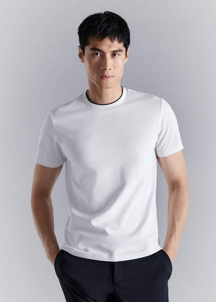 Slim fit comfort stretch Coolmax ® T-shirt — Product image 3 of 18