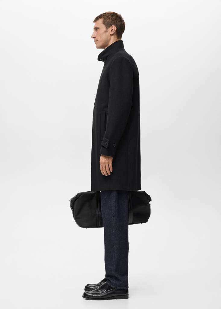 Wool funnel neck coat — Product image 7 of 20