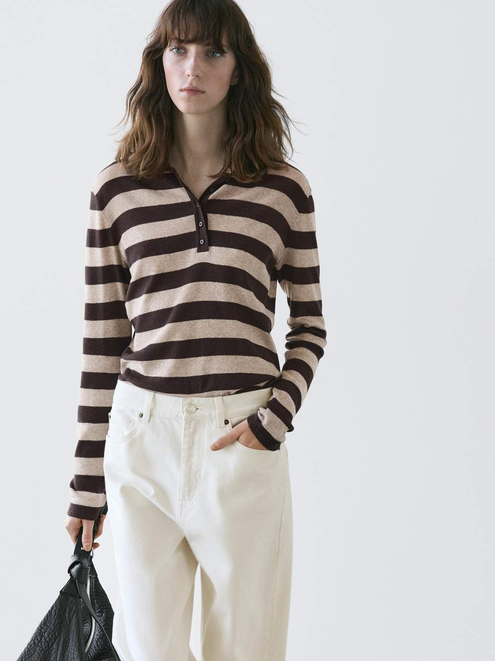 Cotton blend knit polo sweater — Product image 15 of 19