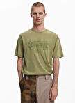 Desigual Haki Erkek Regular Fit T Shirt 25smtk13 Man Knit T Shirt Short Sle — Product image 6 of 20