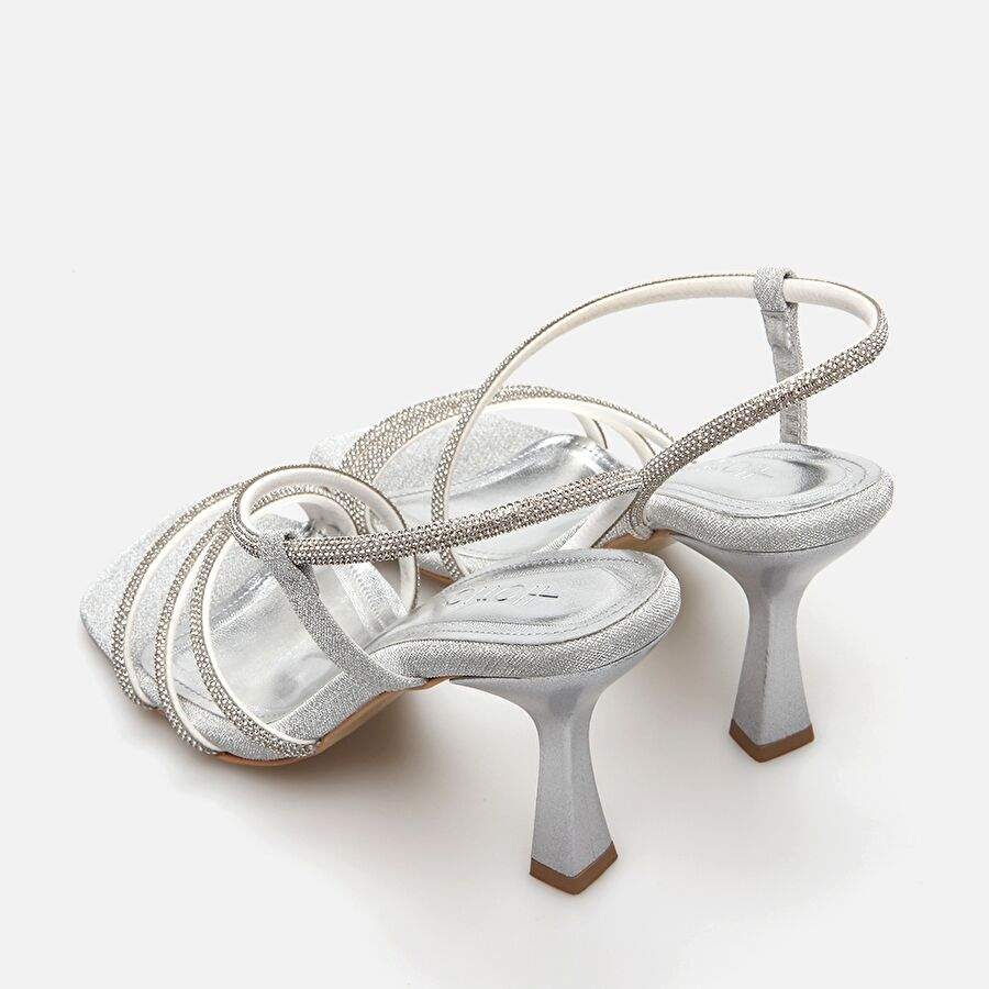 Lame Female Heeled Sandals — Product image 5 of 6