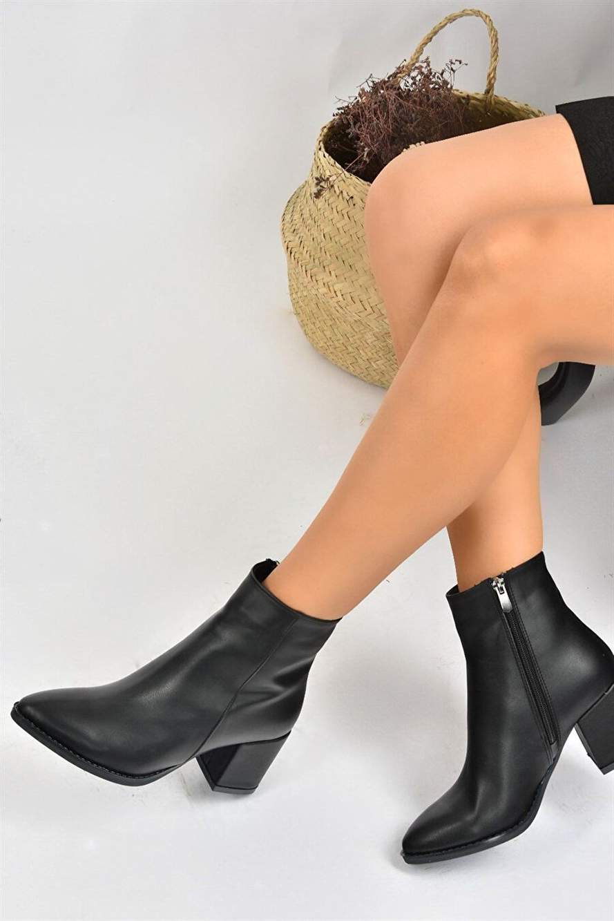 Black Kaln Heeled Kadn Bot L251089309 — Product image 4 of 8