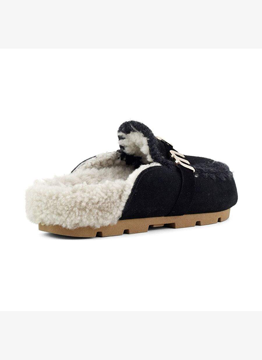 Women's Slippers/ Panduf ( Home ) MU.FW431000A BKBK Mou WINTER BIO SLIDE - LOGO Black — صورة المنتج 3 من 5