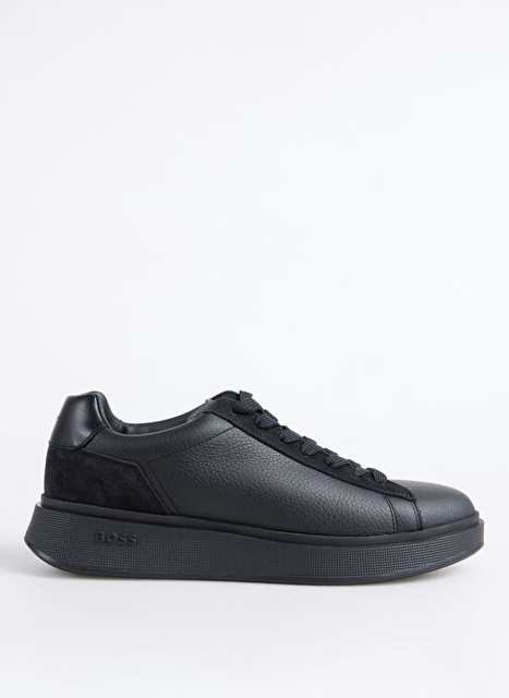 Boss Siyah Erkek Sneaker Bulton Runn