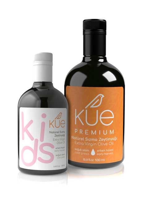 Premium ve Kids Serileri Erken Hasat Soğuk Sıkım Natürel Sızma Zeytinyağı