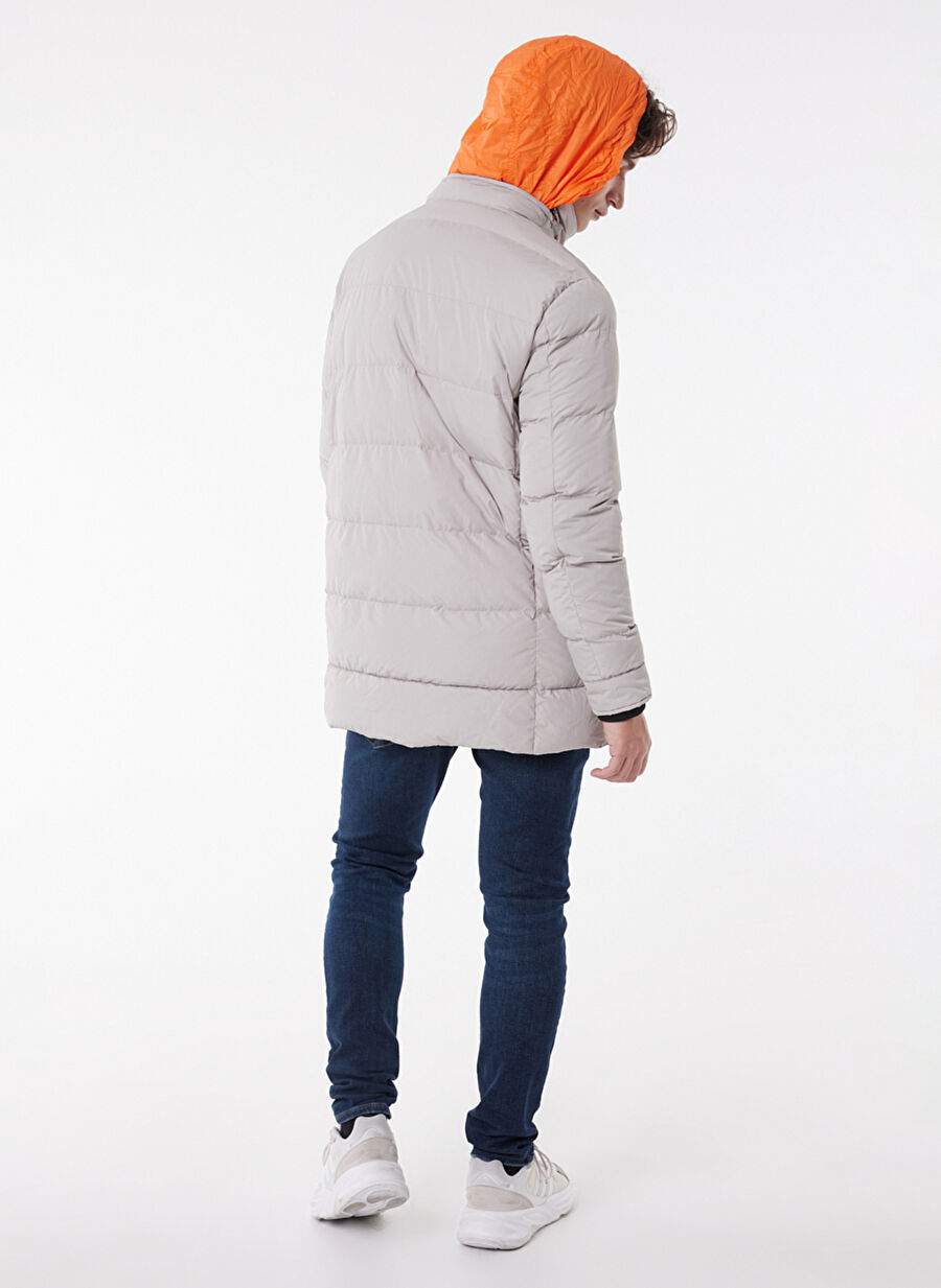 Lee Stand Collar Regular Fit Off White Men's Puffer Jacket L222360 — Product image 7 of 8