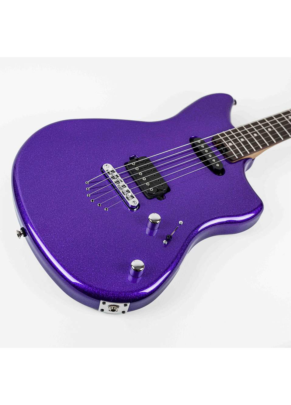 Shira Vontura Purple Sparkle Elektro Gitar — صورة المنتج 3 من 7