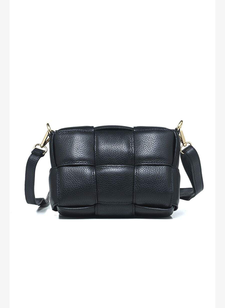 Women's Cross Bag SOLEIL M Piumelli Milano Bag D28 Black — صورة المنتج 3 من 8