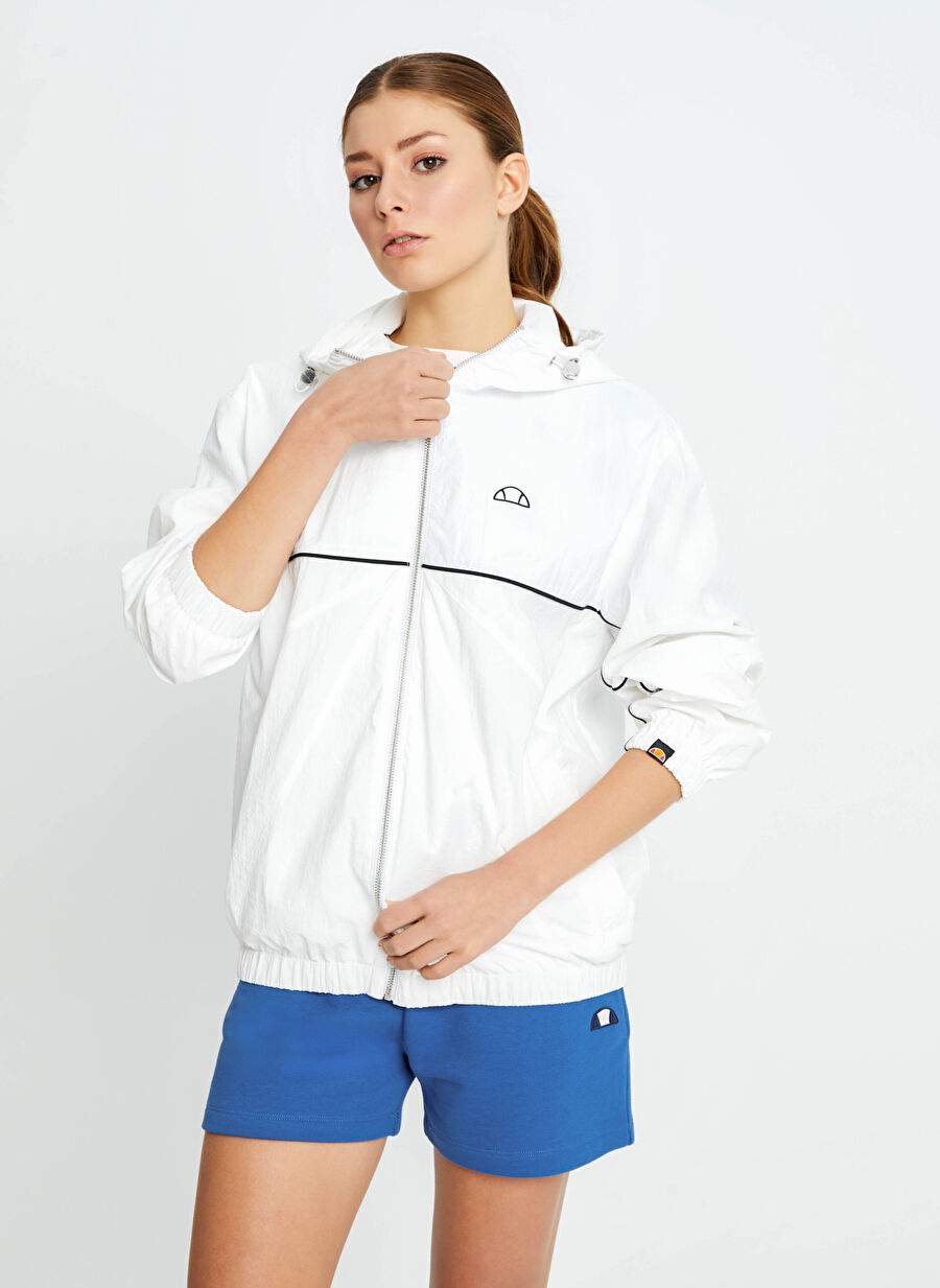 Ellesse Off White Women's Hooded Windbreaker EF100-OF — Product image 5 of 6