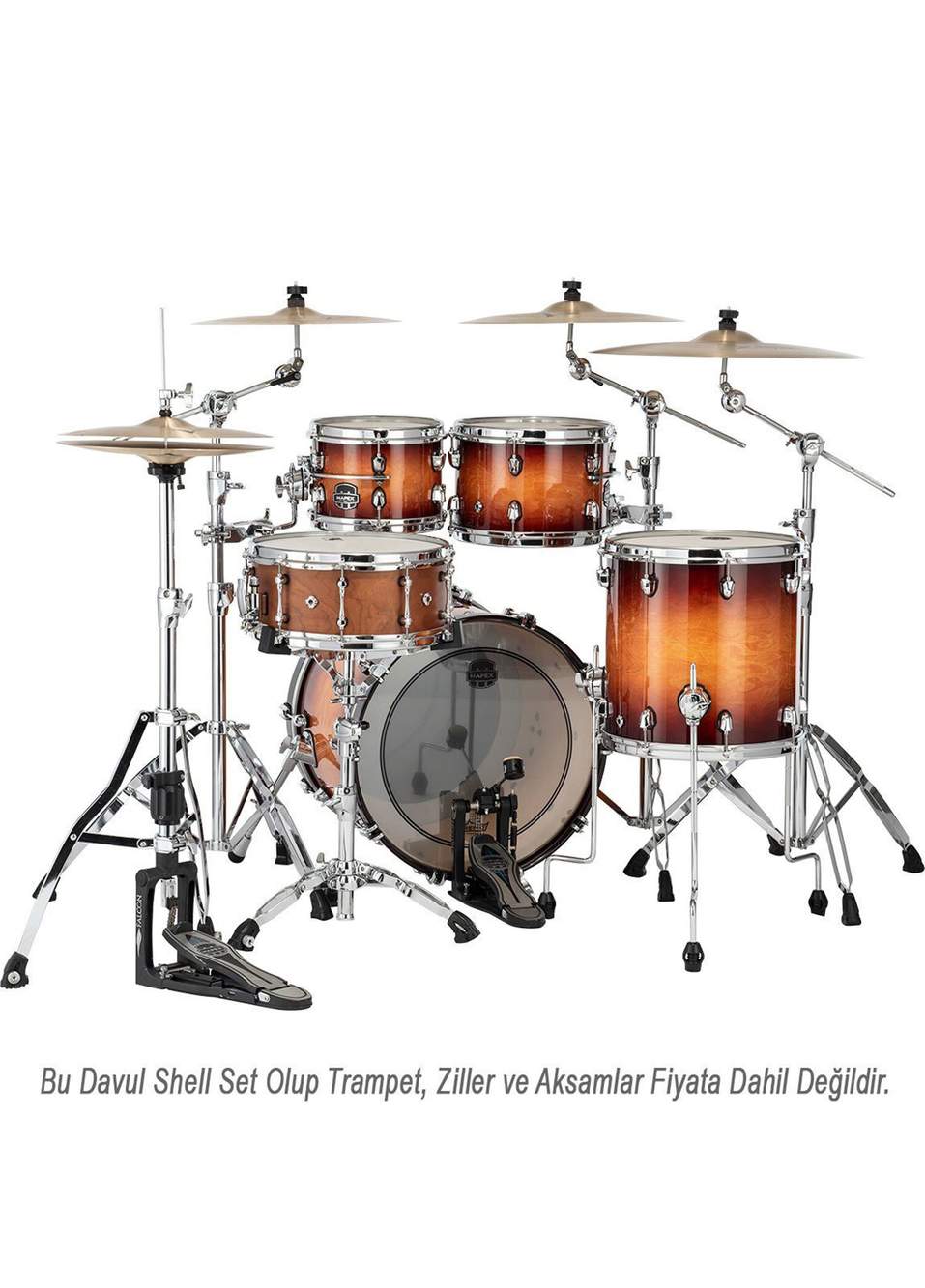 Saturn Evo Fusion Maple 20+10+12+14F Acoustic Drum SE504XMPO — Product image 3 of 4