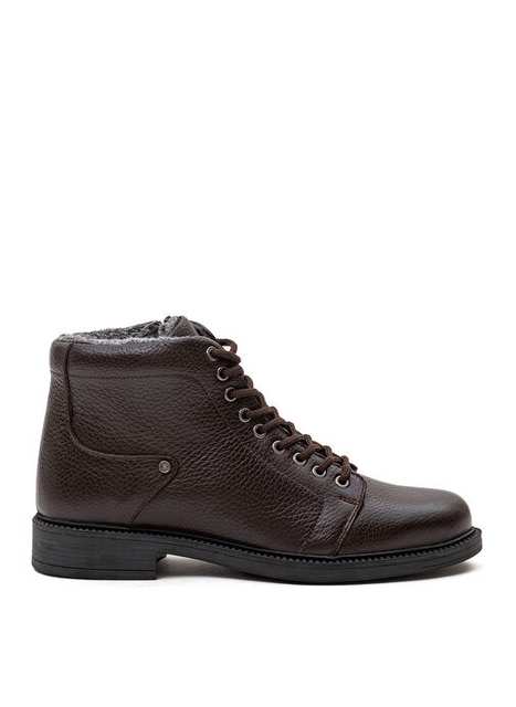 Find Bulldozer Brown Men's Leather Boots