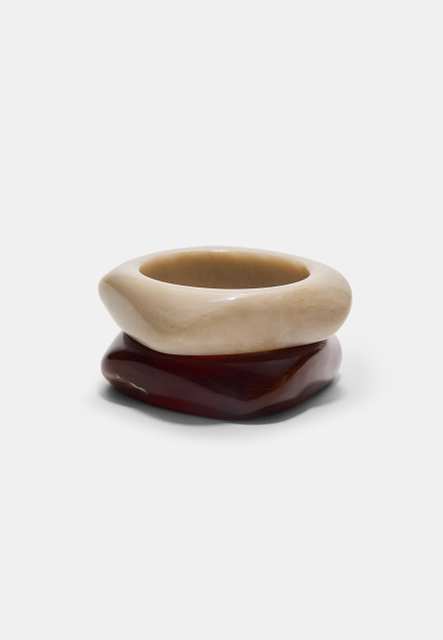 Set of 2 rigid bracelets
