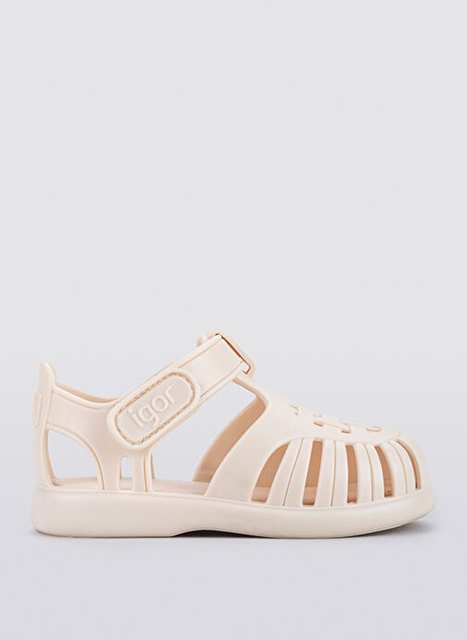 Igor Ekru Unisex Bebek Sandalet S10271 TOBBY SOLID