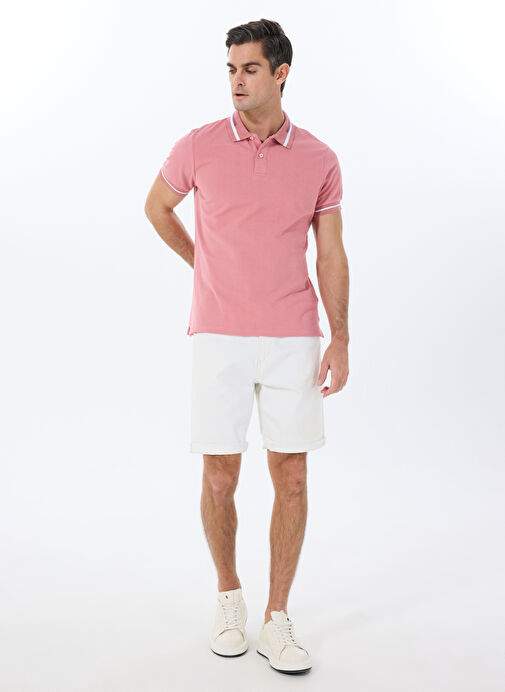 Beymen Business Pink Men's Slim Fit T Shirt Bbe091252460 Gul — Product image 9 of 25