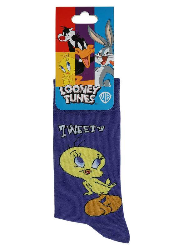 Unisex Vegan Blue Socks - Warner Bros Tweety Classic Design — Product image 5 of 5