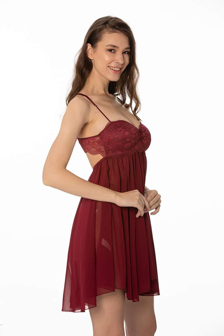 Pierre Cardin  Şifon Dantelli Gecelik  - 880 — Product image 3 of 4
