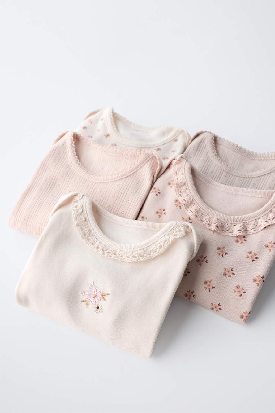 5-PACK OF FLORAL BODYSUITS — Product image 5 of 5
