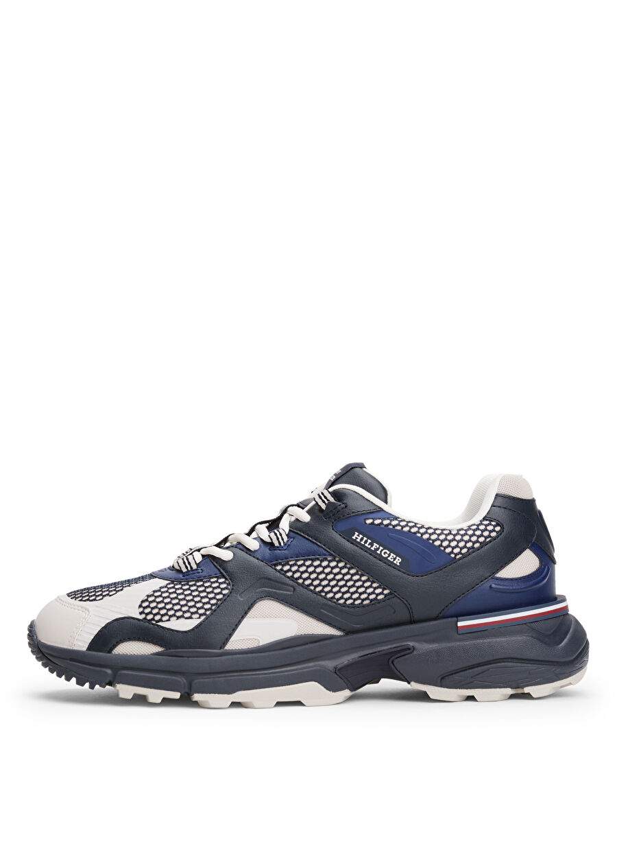 Tommy Hilfiger Beyaz Erkek Sneaker Runner Tech Mix — Product image 3 of 4