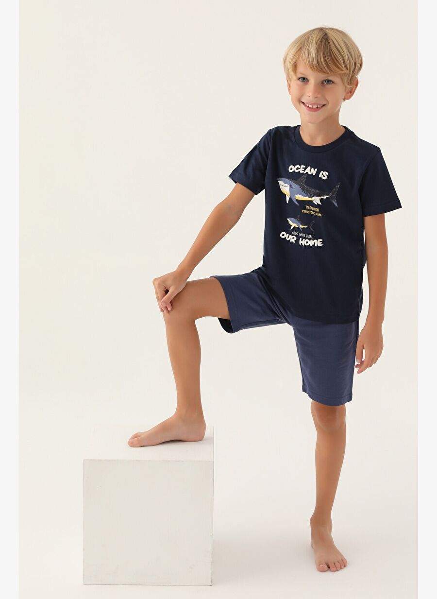 Arnetta Ocean Lacivert Erkek Çocuk Bermuda Takım — Product image 3 of 5