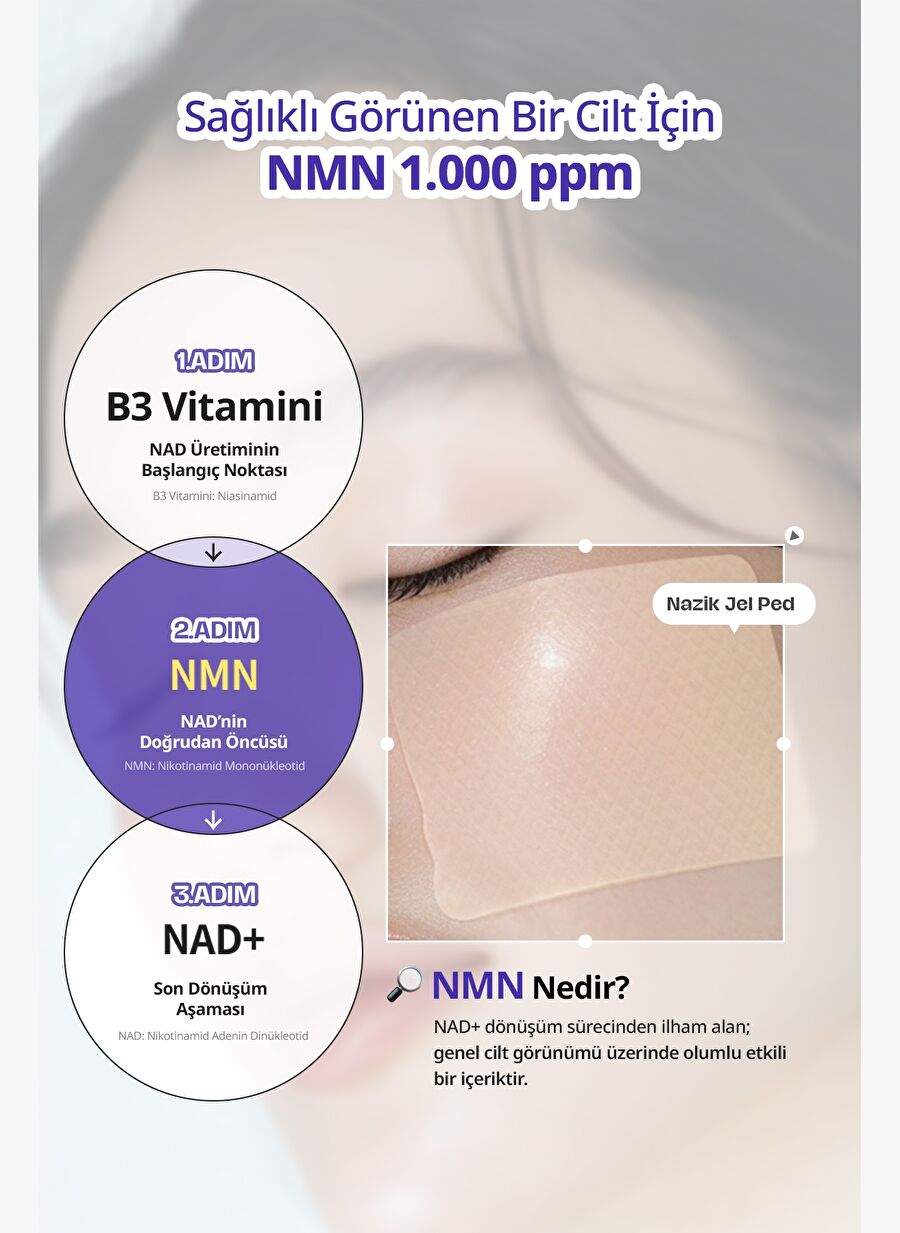 Skin Care Pad Supporting Seramide Containing Precision Barrier DERMATORY Cera+NMN Repair Cream Gel Patch — صورة المنتج 5 من 8