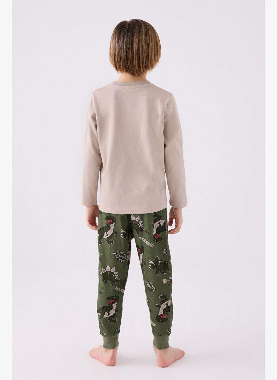 Rolypoly Erkek Çocuk Krem Uzun Kol Pijama Takım — Product image 9 of 10