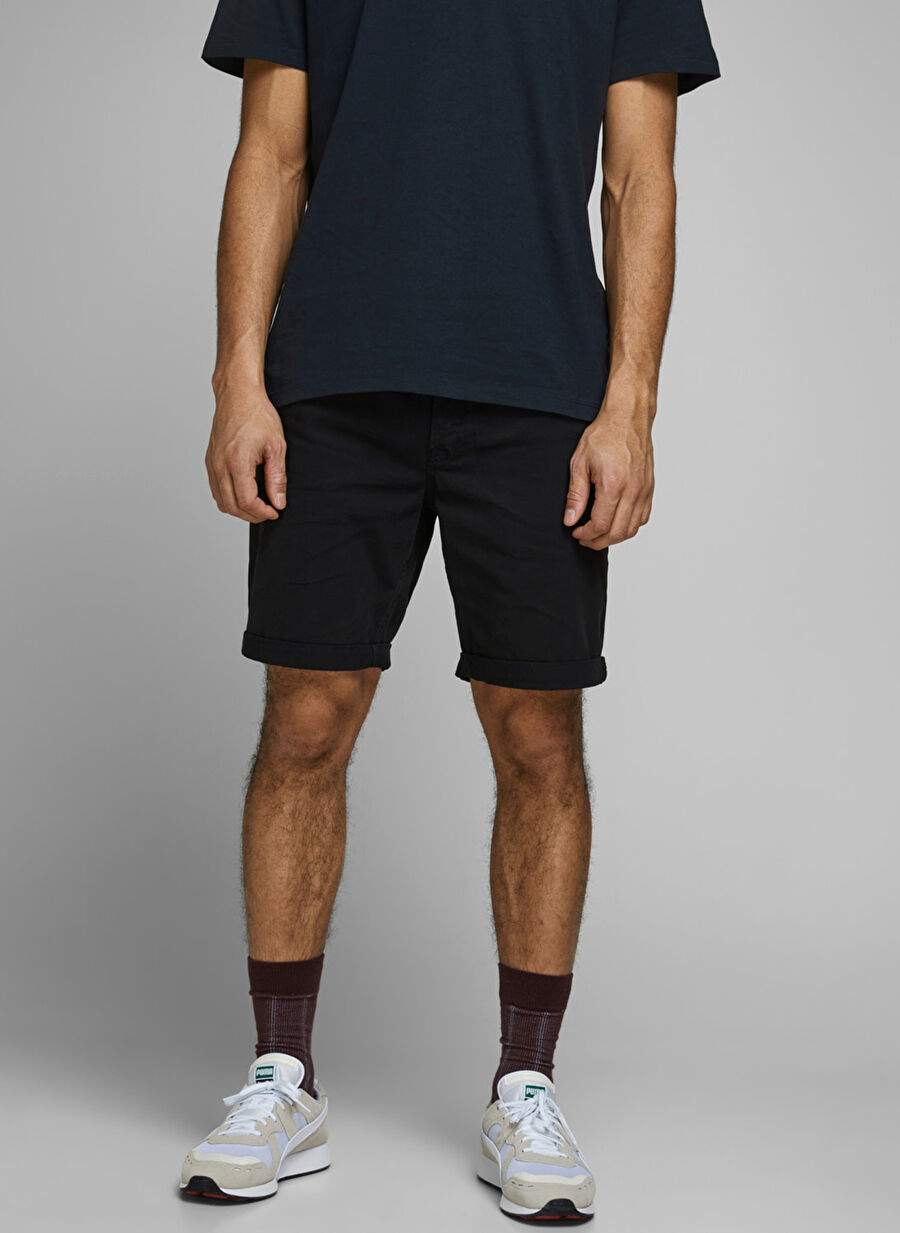 Siyah Erkek Chino Şort 12165892 JJIRICK ORIGINAL SHORT — صورة المنتج 3 من 6
