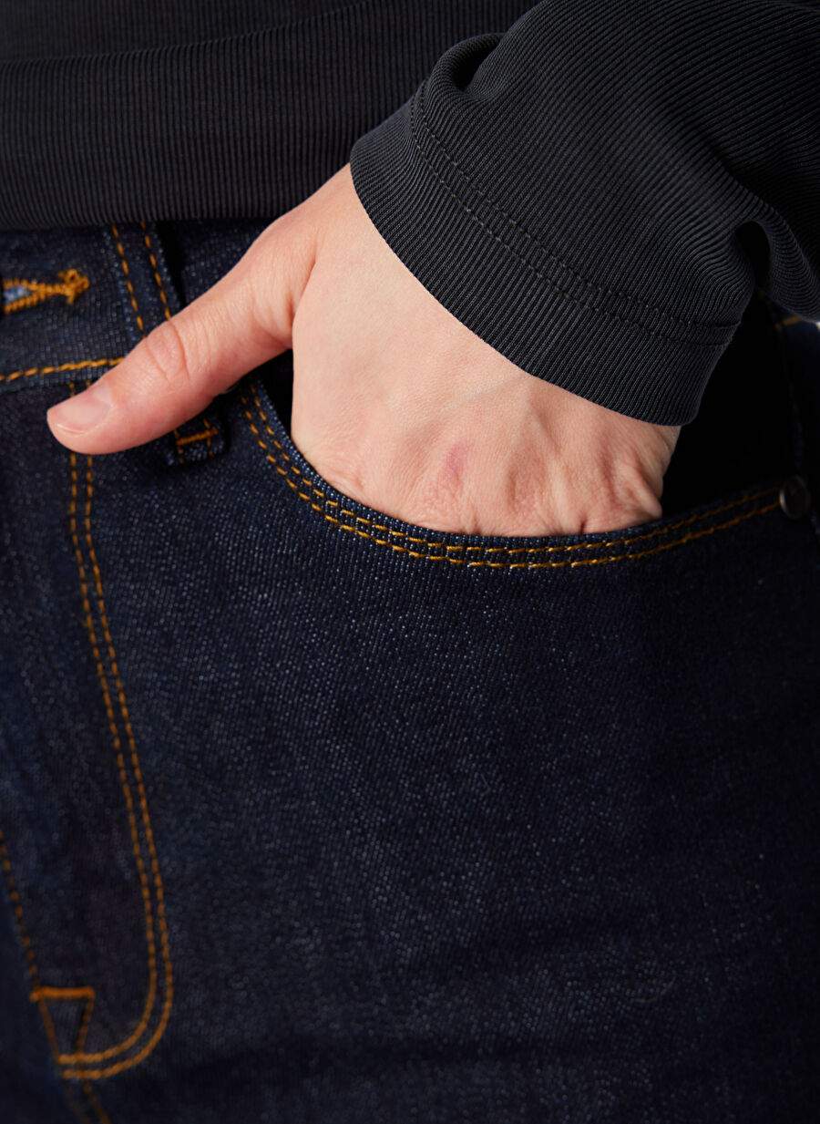 Jeep Dark Indigo Women's Skinny Fit Denim Pants C4WL-PNT4803 — Product image 4 of 5