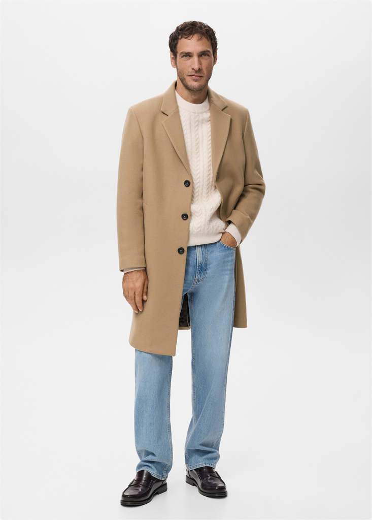 Manteco wool coat with lapels — Product image 2 of 11