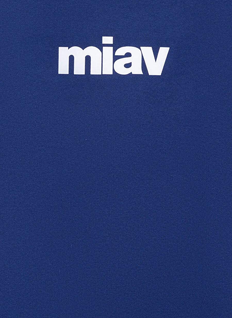 سترة ساكسفون داكن للأولاد مطبوعة زرقاء كنزة بغطاء رأس مطبوعة ب MIAV — صورة المنتج 5 من 5