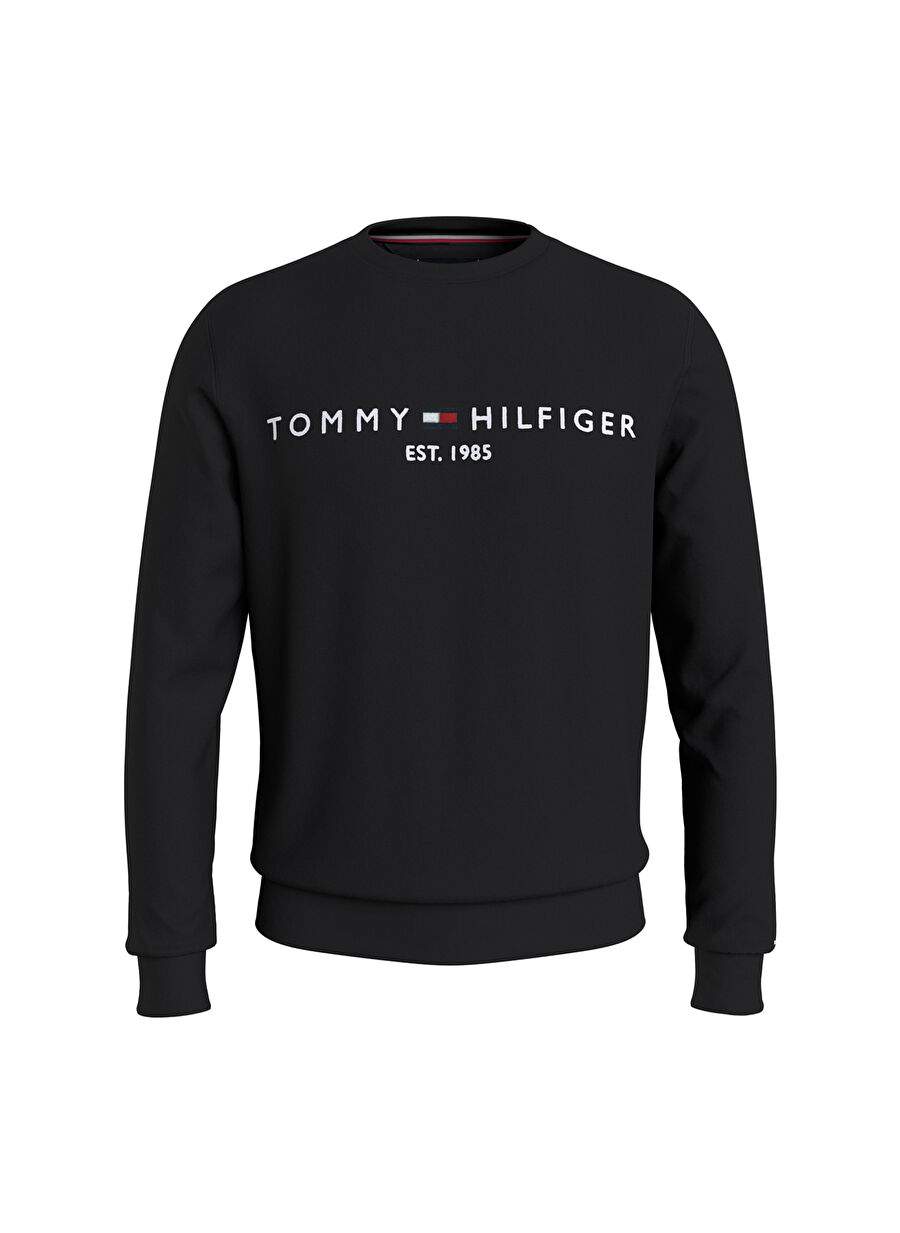 Tommy Hilfiger Bisiklet Yaka Siyah Erkek Sweatshırt MW0MW11596BDS — صورة المنتج 5 من 5