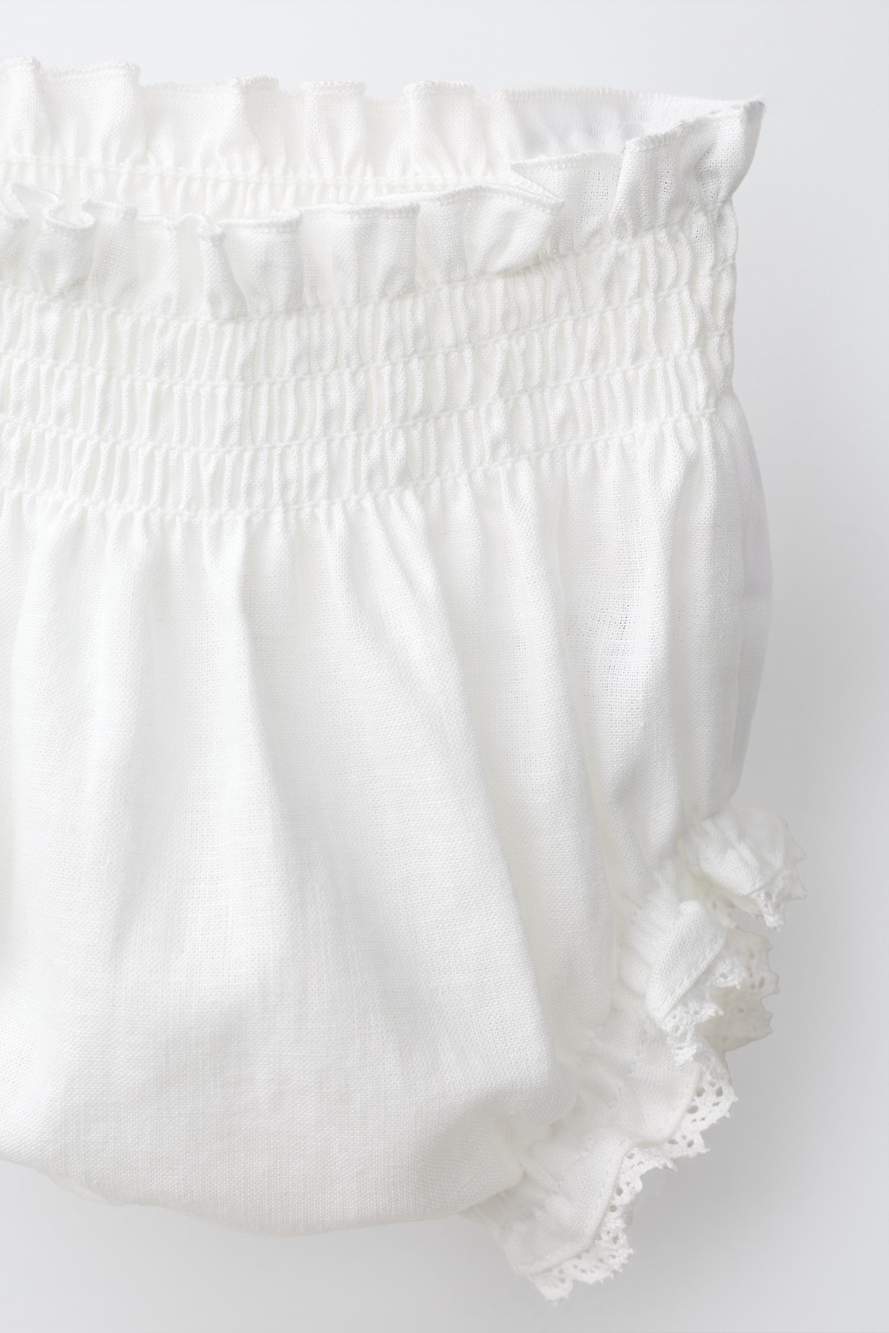 LINEN/COTTON BLOUSE AND KNICKERS SET — Product image 5 of 6