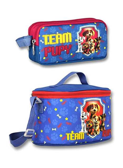 Cennec Team Pupy Men's Children Blue Krmz Is Yaltml Nutrition Cantas And Pencil Set