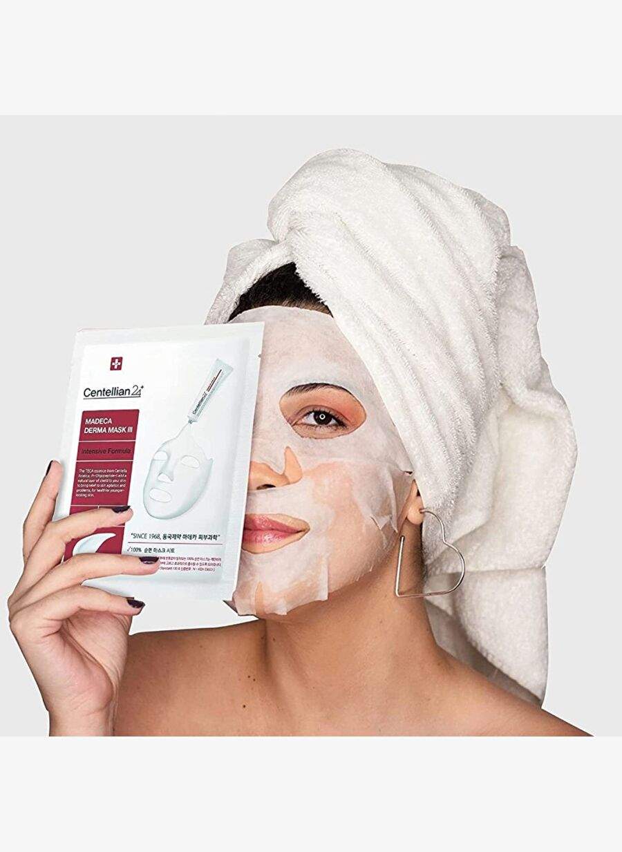 Centellian24 Madeca Derma Mask III Intensive Formula - (25mlx10 Adet) — صورة المنتج 4 من 5
