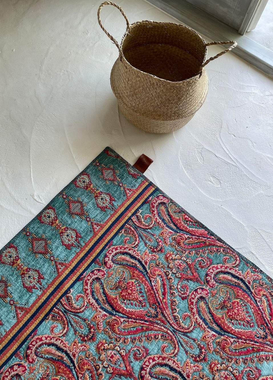 Floret Turkuaz Halı 135x210 cm — Product image 3 of 6