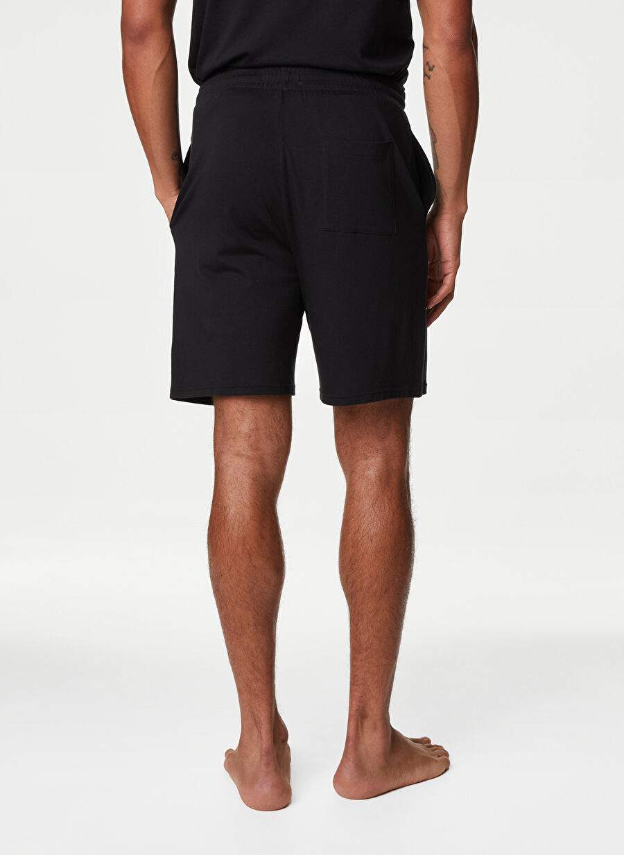 Marks & Spencer Siyah Erkek Düz Pijama Alt 1231A — صورة المنتج 4 من 4