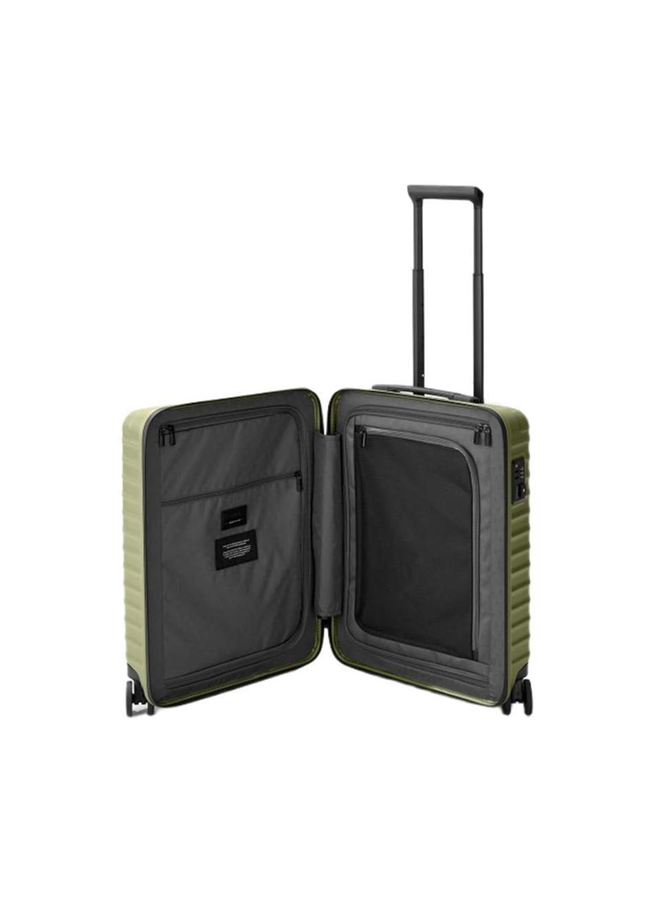 Upgrade 4 Wheel Trolley S23 Green Cabin Size Suitcase — Product image 4 of 5