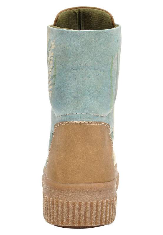 Women Vegan Leather Turquoise Long Boots - Hey Dude Design — Product image 6 of 7