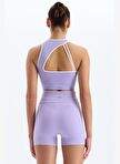 Line Detailed Eyelash Sports Bra Amethyst Purple — Product image 11 of 30