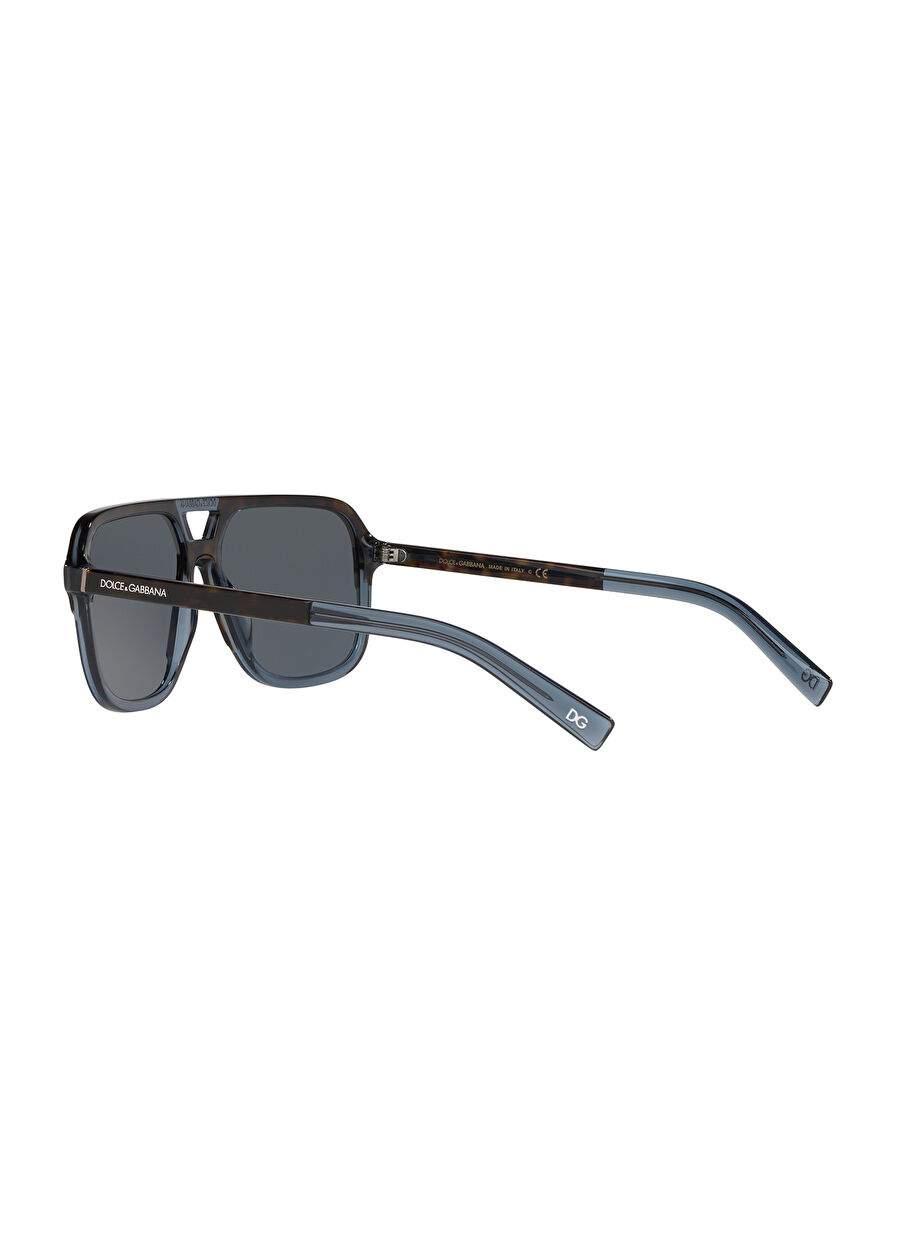 Dolce&Gabbana DG4354 Kare Mavi Erkek Güneş Gözlüğü — صورة المنتج 5 من 12