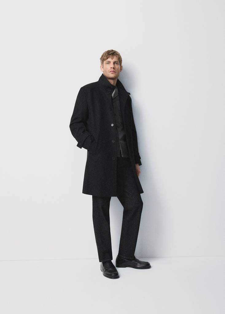 Wool funnel neck coat — Product image 9 of 20