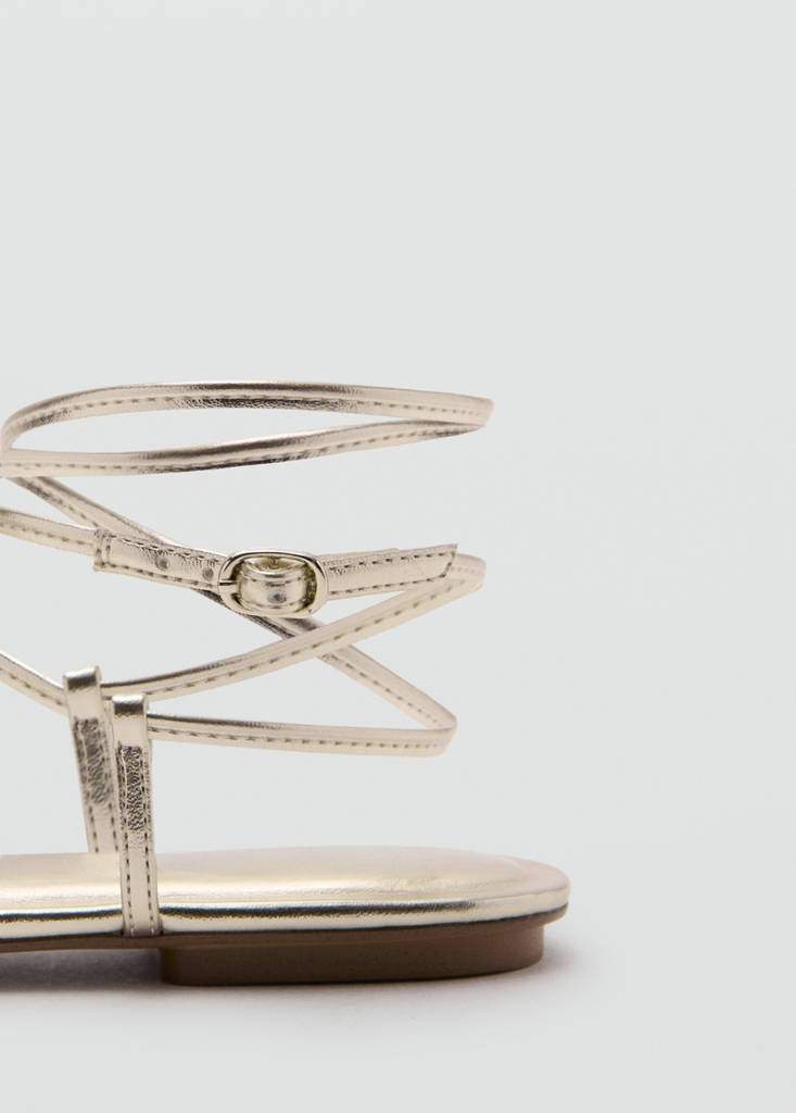 Metallic straps sandals — Product image 4 of 5