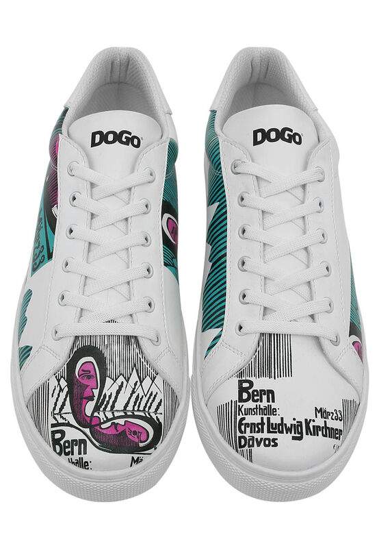 Men Vegan Leather White Sneakers - Kunsthalle Design — صورة المنتج 7 من 8