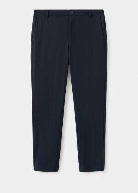 Slim fit water-repellent trousers