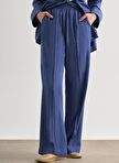 Indigo Blue Mizelle Denim Textured Waist Rubber Genis Paca Pants — Product image 8 of 20