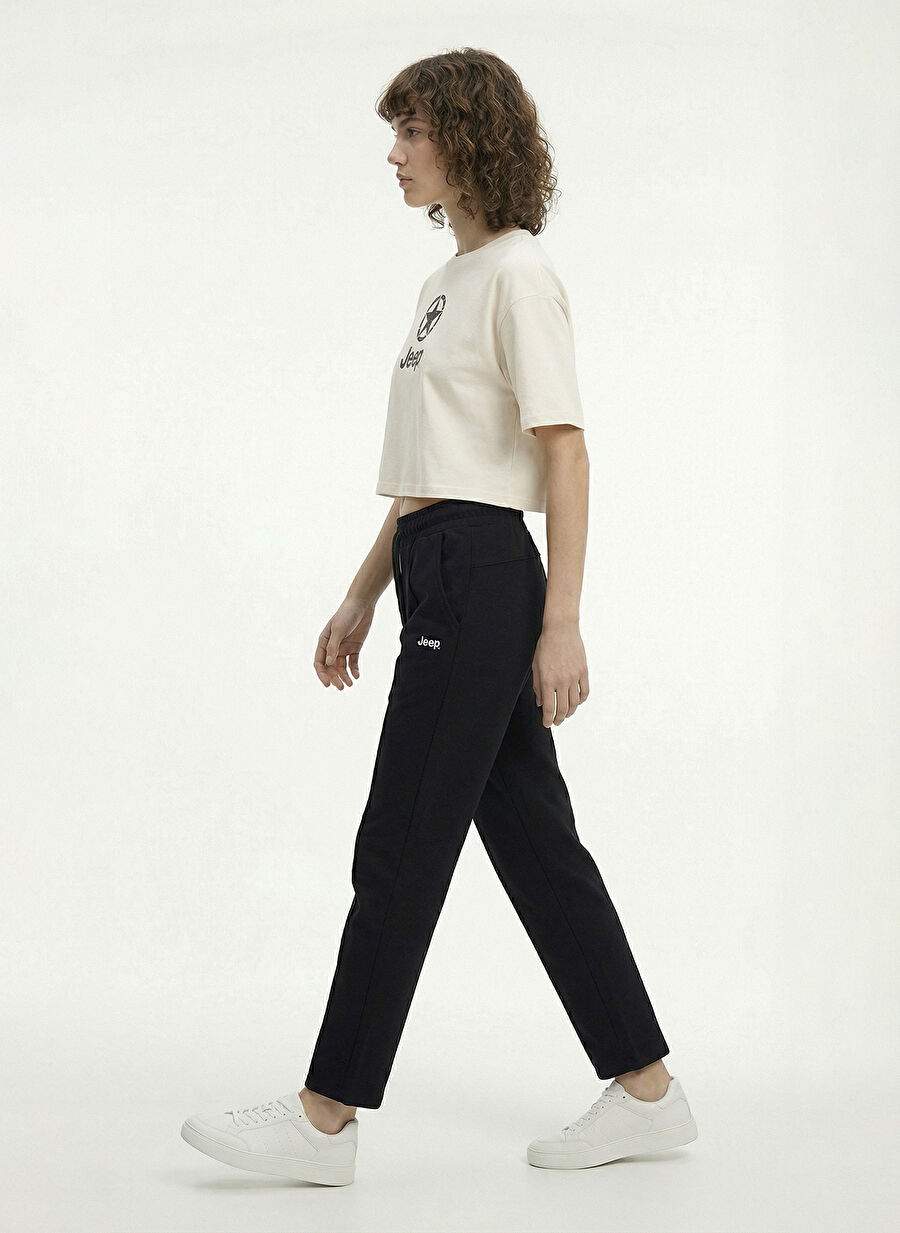 Black Women's Cotton Pants J4SL-EA7014 — Product image 3 of 7