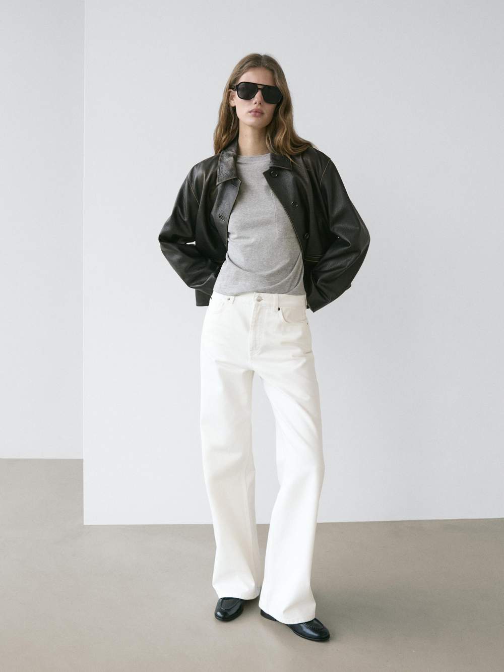 Short nappa leather jacket — Product image 16 of 19