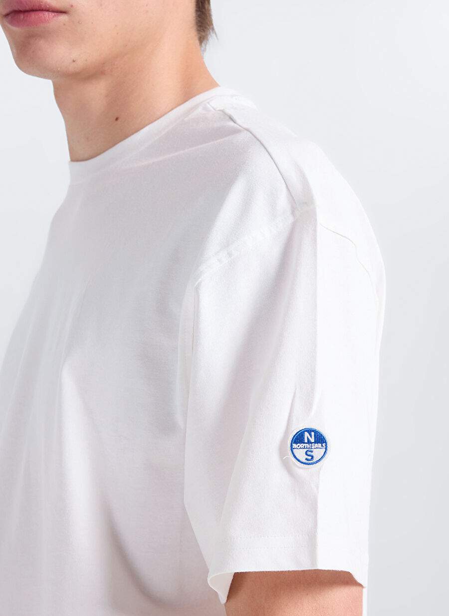 Krk Beyaz Erkek 100 Pamuk T Shirt Ns0000692848 — Product image 4 of 5