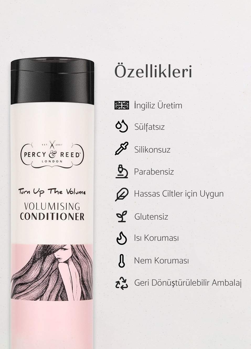 Turn Up The Volume Hacimlendirici Saç Bakım Kremi 250 ml — صورة المنتج 3 من 5