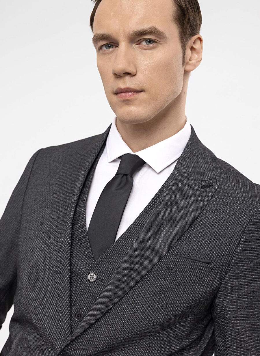 Slim Fit Black Men's Suit TK1020000270 — Product image 7 of 10