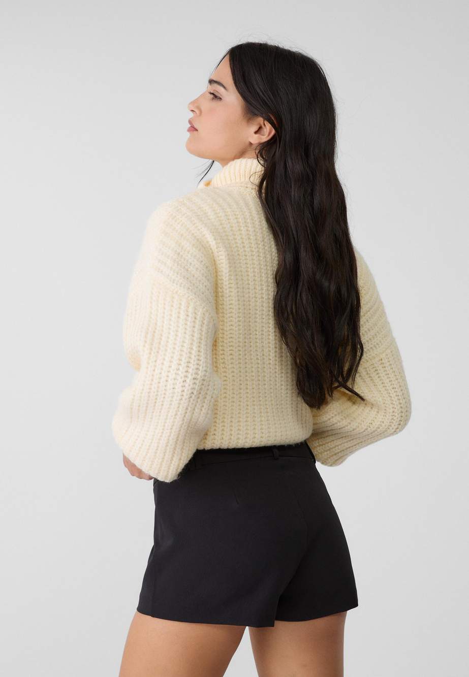 Slim fit tailored mini shorts — Product image 21 of 34